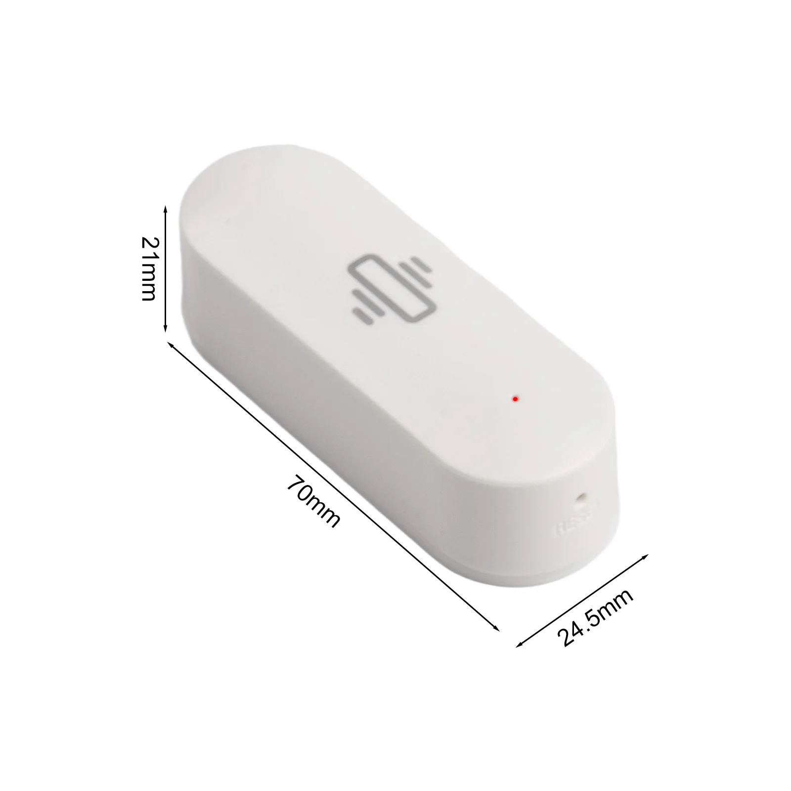 For Tuya Smarts Home WiFi Vibration Sensor Detection Smarts Life APP Notification Real-Time Motion Shock Alarm History Record