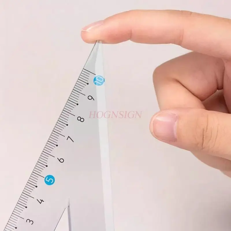 4-delige liniaalset voor basisschoolleerlingen, set met hoge esthetische waarde, kleurverloopset, 4-delige liniaalset