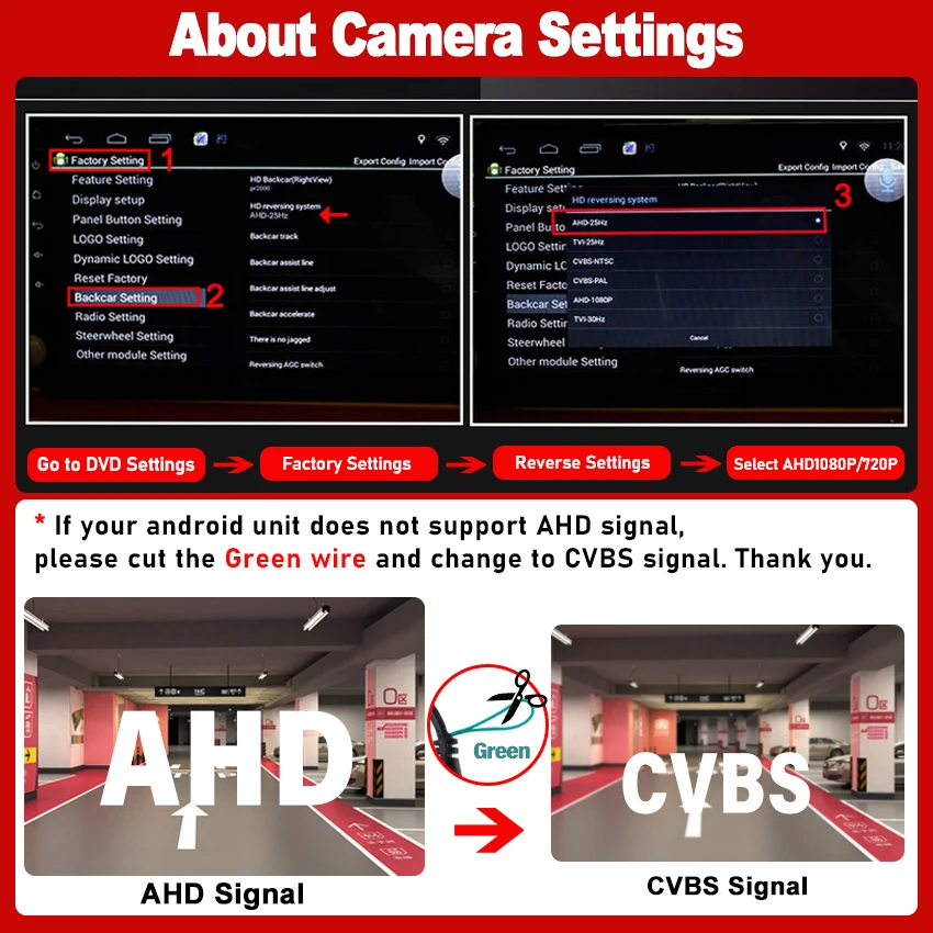 AHD 1080P Golden Fisheyes Lens Car Front View Parking Positive Logo Camera Night Vision For Toyota Corolla 2019 2020 2021