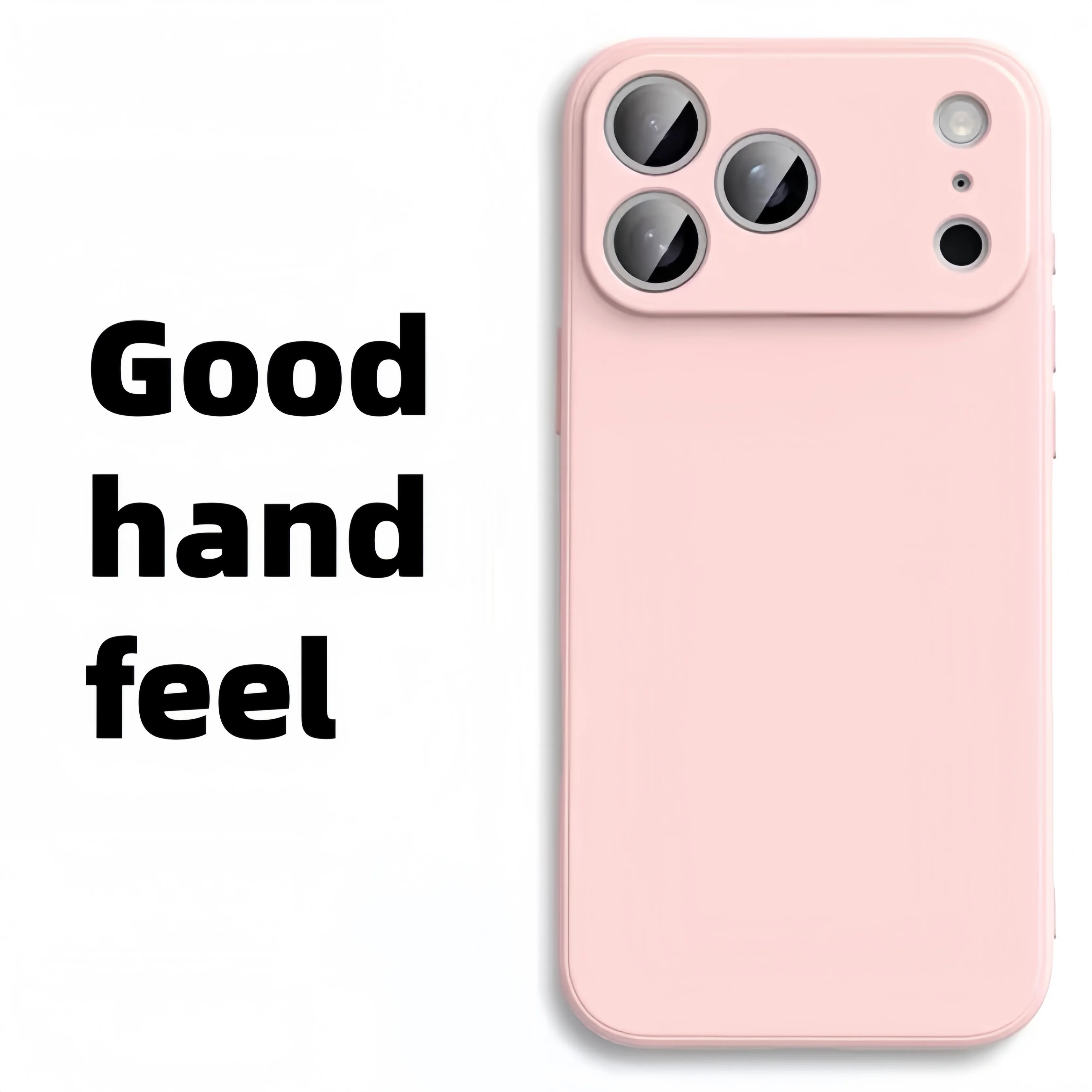 Modische, einfarbige, stoßfeste, schützende Flüssigsilikon-Handyhülle für iPhone 17 Pro Max/17 Pro/17/Air – Detail 9