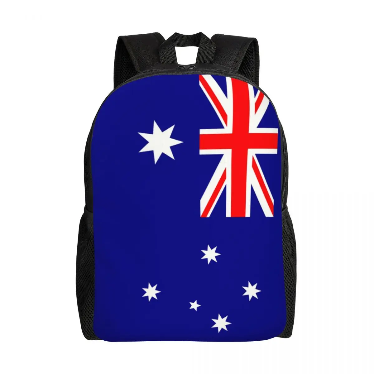 Custom Australia Flag Backpacks Men Women Basic Bookbag for College School Australian Pride Bags