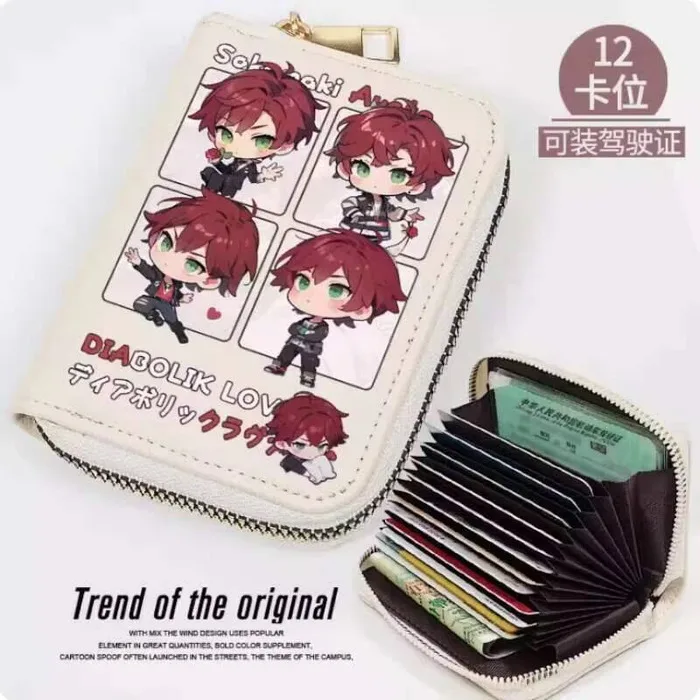 

Sakamaki Ayato DIABOLIK LOVERS Anime Fashion Wallet PU Purse Card Coin Zipper Cash Holder Bag Cosplay Gift B622 Anime