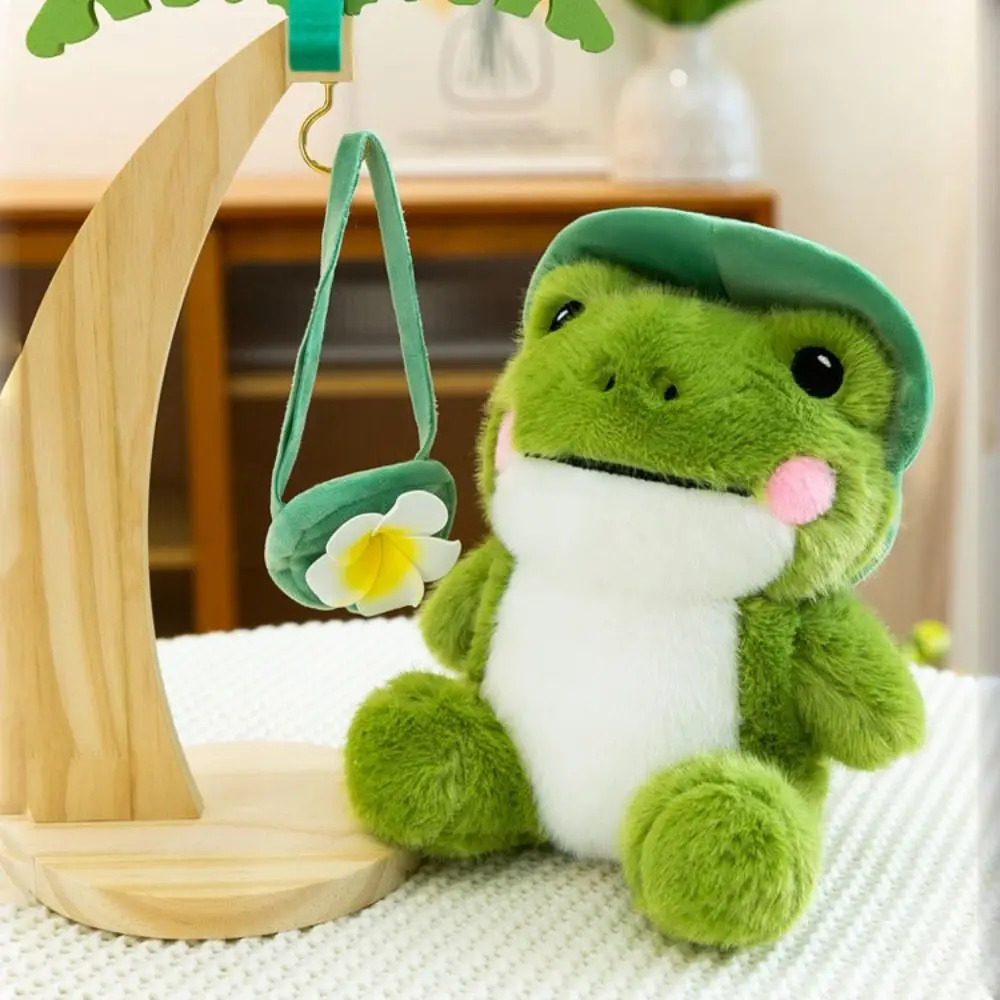 

Мягкая игрушка-лягушка, плюшевая, зеленая, пушистая, мягкая, коллекционная, мультяшная, подушка-лягушка, декор для автомобиля