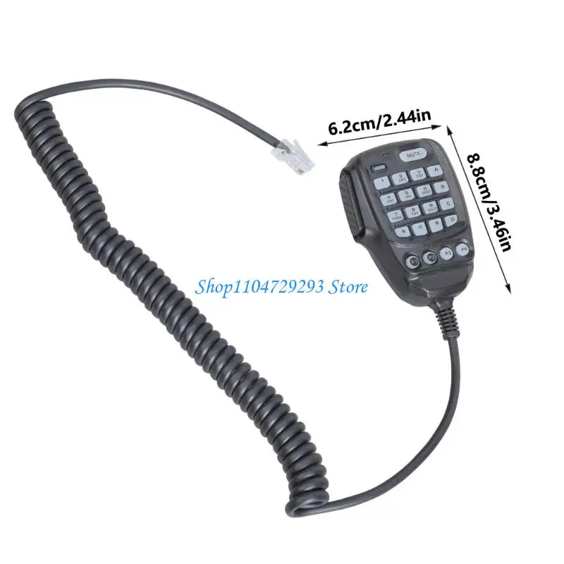 Microfono reemplazo Y2GD Mic Mic Mic Mic Mic Mic PU para FTM-300DR