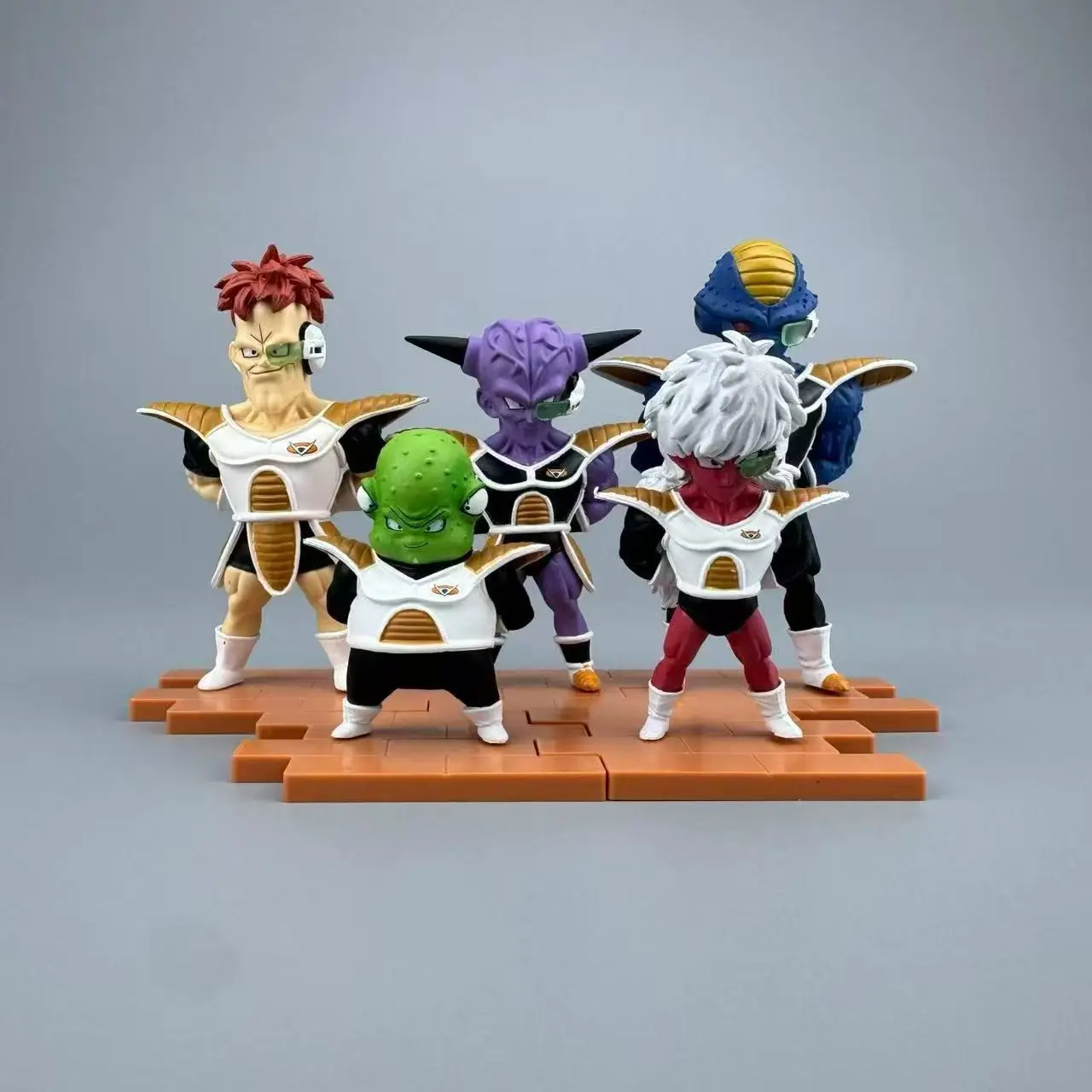 

Dragon Ball Super Saiyan Ginyu Force In Stock Chibi Pvc Action Figure 5 Pcs Villain Legion Model For Anime Fans Desktop