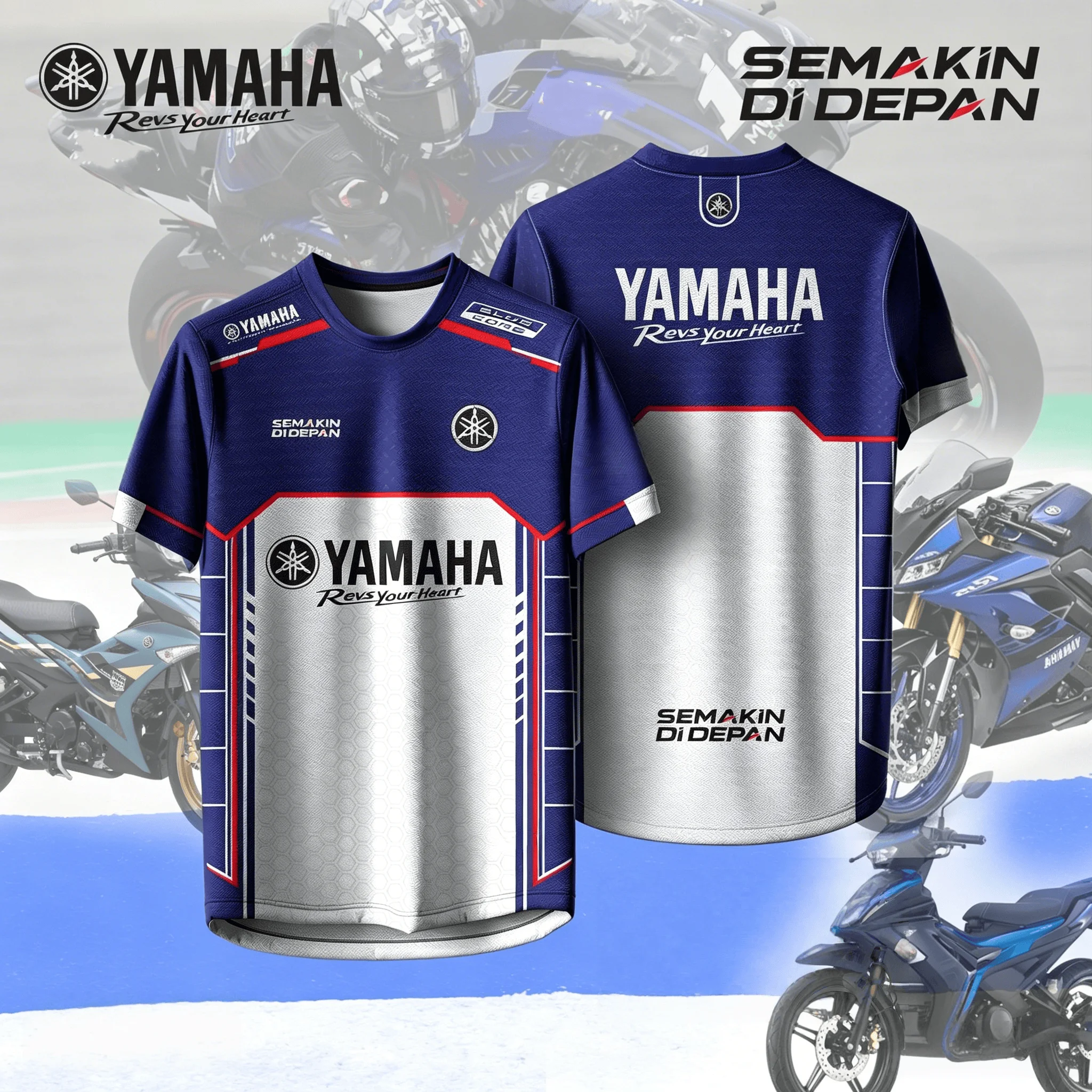 The Latest 2026 Summer YAMAAH Sports Jersey T-shirts for Men and Women Plus-size Quick-drying Sports Short-sleeve Cycling Shirts