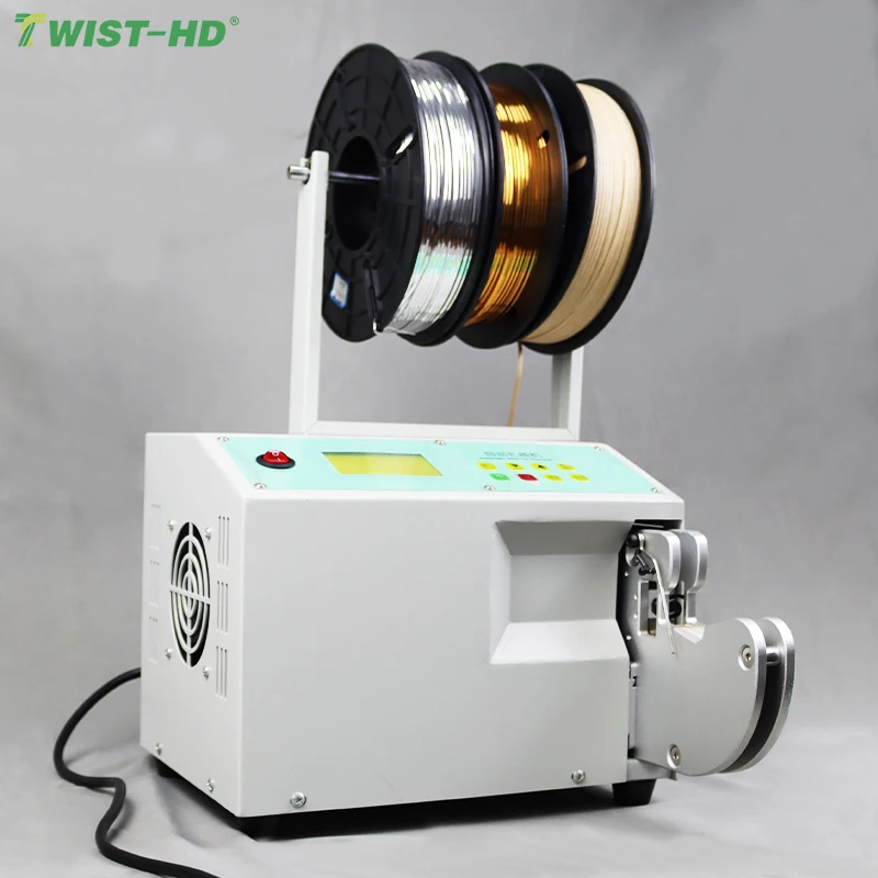 

The Twist Tie Machine with Automatic Wire Feeding, Tying, and Cutting.Lollipops, Bread Bags, Plug Cord