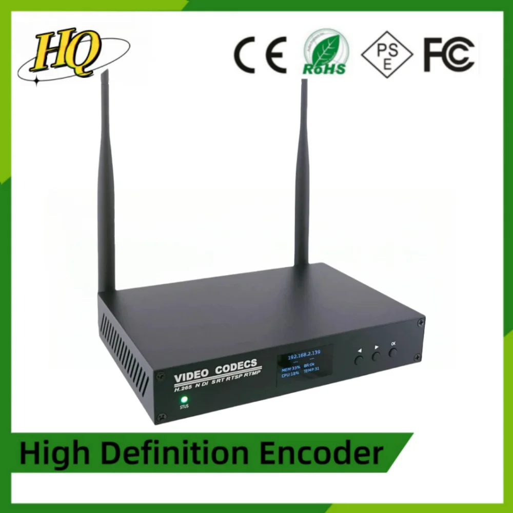 Broadcast Encoder for Webcast HDMI, H265 H264, 4k, H265, H264, Sdi to IP, Http Udp Rtmp, Ultra HD, TV Video