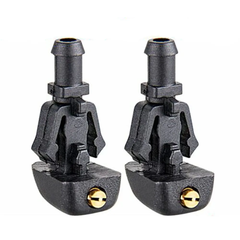 

2Pcs Windshield Wiper Washer Spray Jet Nozzle Black 3W7Z17603AA For Ford F150 2004-2014 For Mercury Automobiles Accessories
