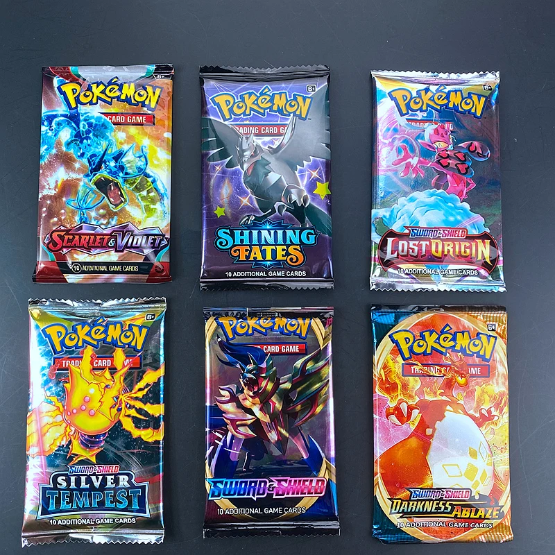 40Pcs Pokemon Cards Sun & Moon Lost Thunder English Trading Card Game Evolutions Booster Collectible Kids Toys Gifts