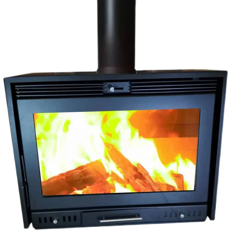 

Real fire fireplace firewood burning villa hotel decoration home heater grill