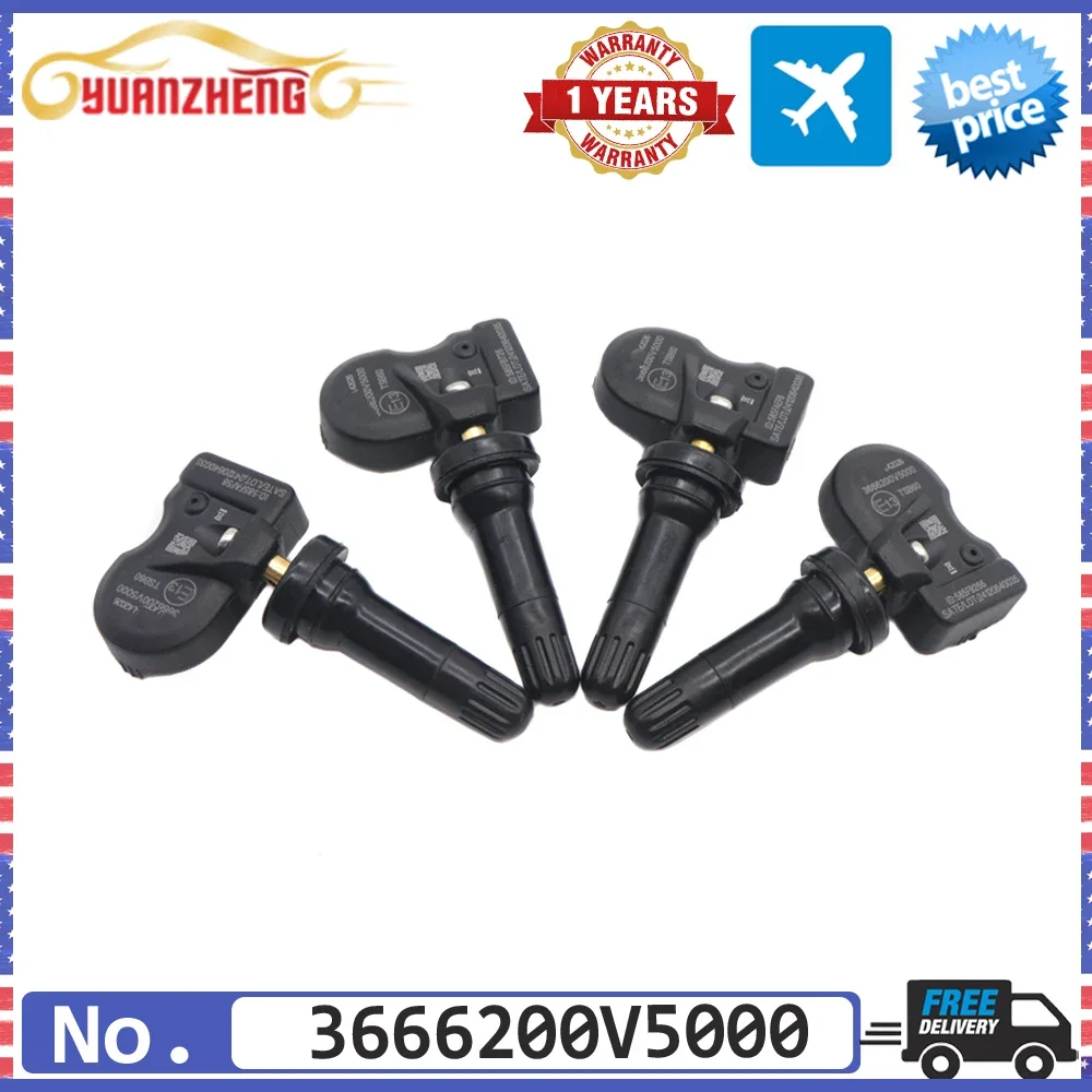 

Автомобильный новый датчик давления в шинах TPMS 3666200V5000 для JAC iEVA50 iEVS4 iEV7S T6 Sehol E40X E20X Refine S2 R3 M4 M3 2019-2025 433 МГц