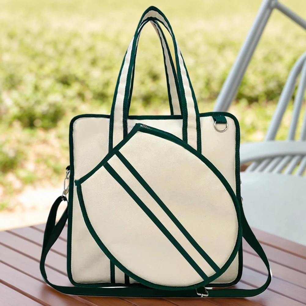 

Tennis Racket Bag Large Tennis Racket Shoulder Bag Waterproof Sports Handbag Pickleball Bag for Men and Women