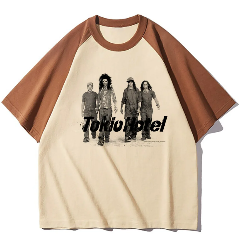 Tokio Hotel t-shirts women graphic top female Japanese graphic harajuku clothes