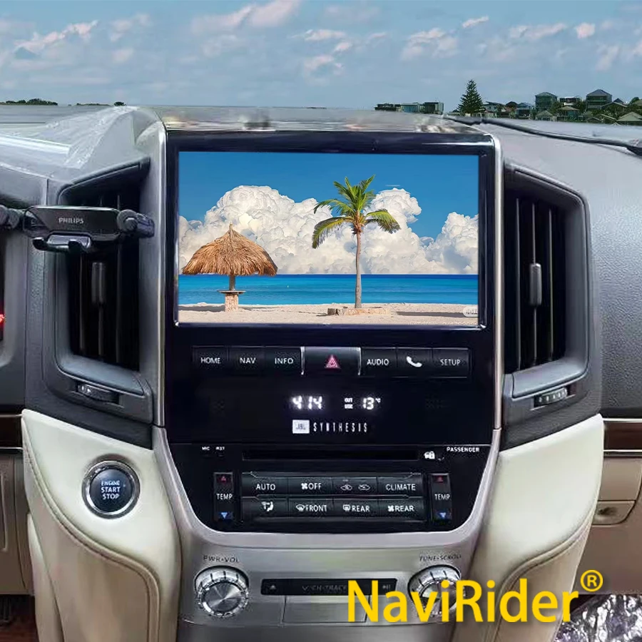 

Android Screen Car GPS Navigation For Toyota Lands Cruiser LC200 LC300 2008-2022 Carplay Multimedia Video Player Auto Stereo