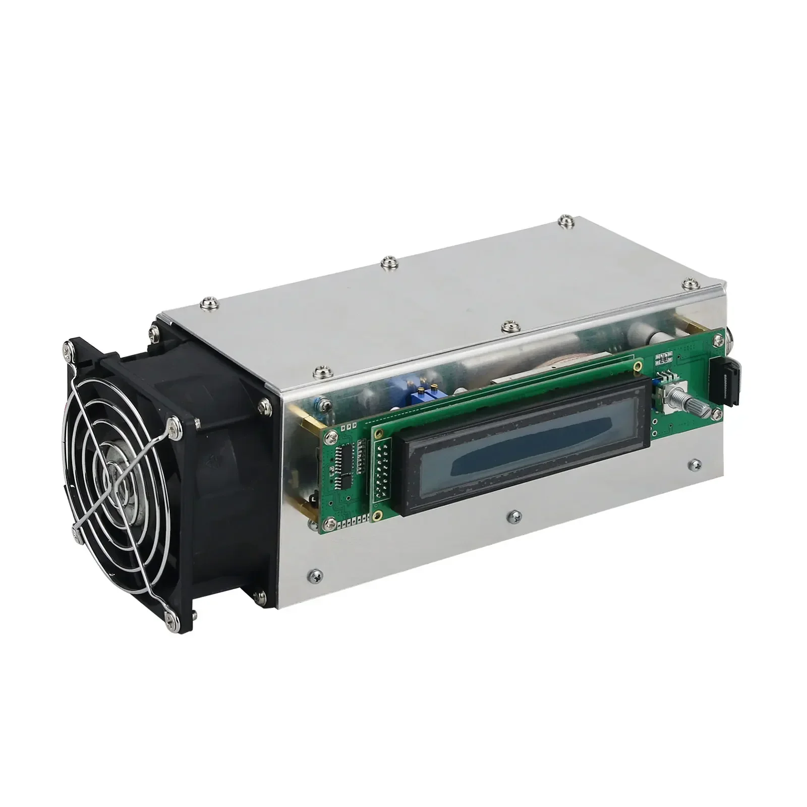 200W 87.5-108MHz Adjustable FM Stereo Transmitter Full Overload Protection for Ham Radio Station Broadcasting