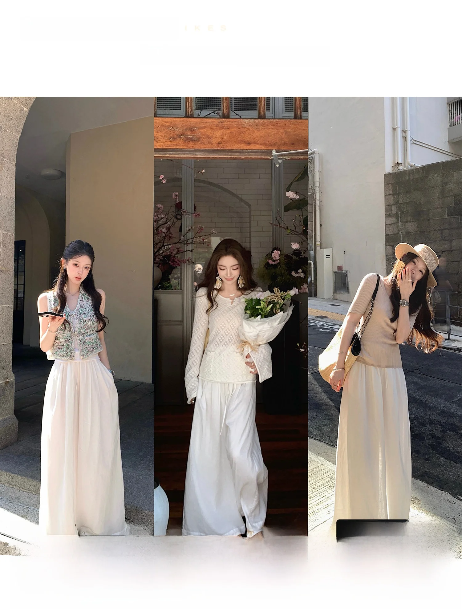 

Lilylikes Casual Wide Leg Pants Loose Comfortable Freedom Sensation Lazy Person's Loose Fit Spring Summer Natural Waist