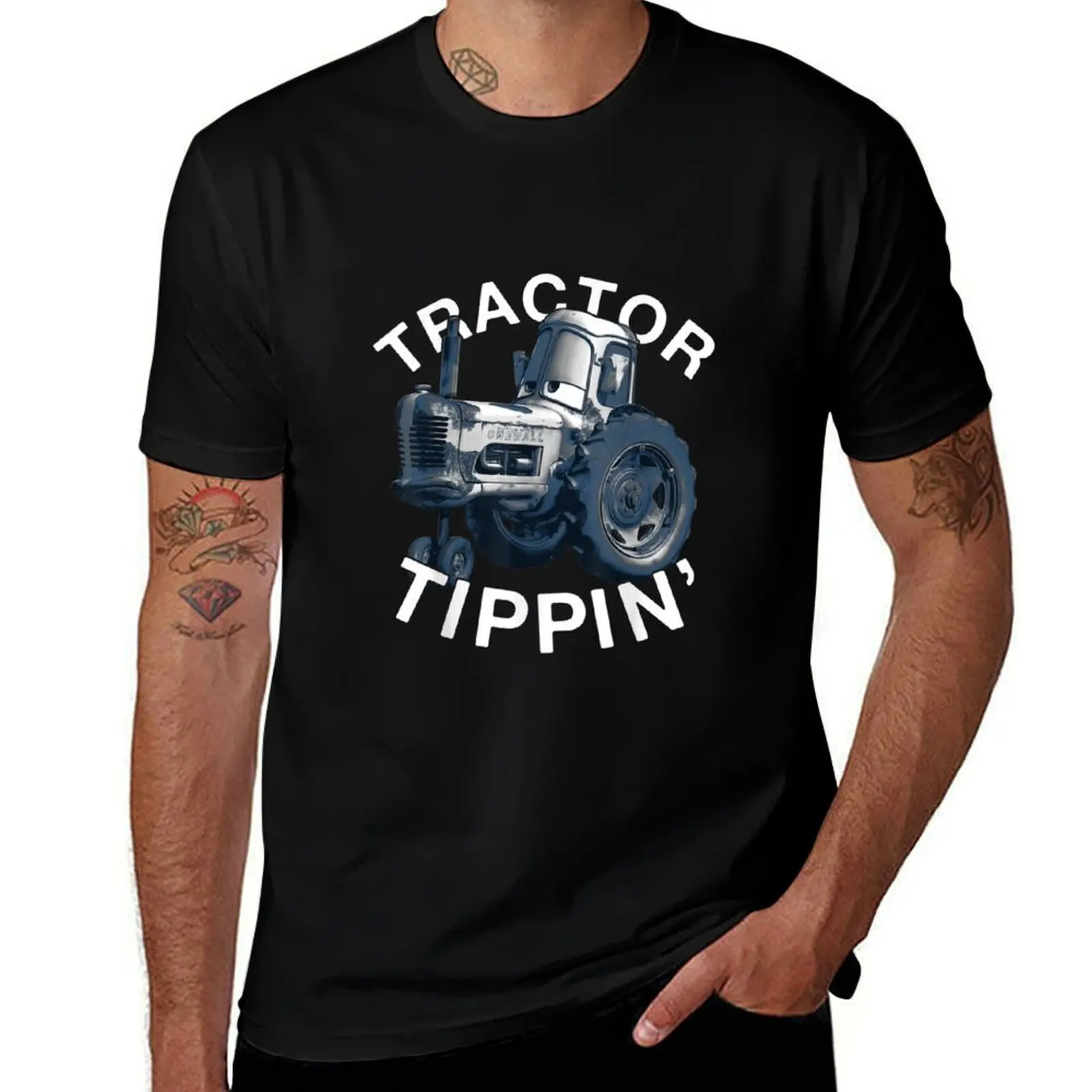 

Tractor Graphic T-Shirt t shirt man luxury cotton t shirts man 100% man t shirts cotton T-Shirt