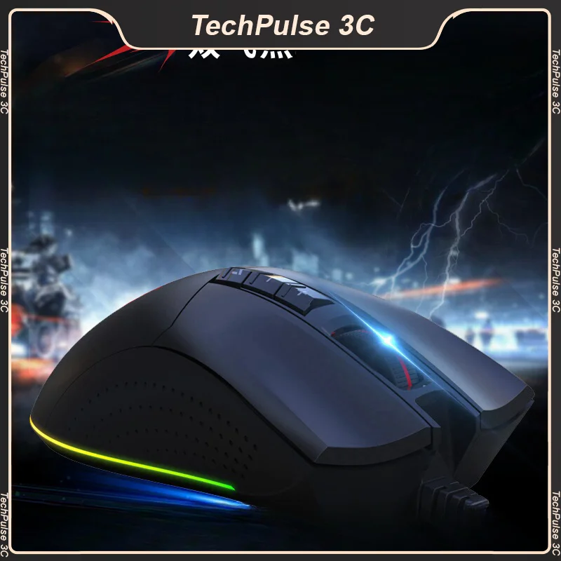 Bloody ES9 Pro/Plus Wired Mouse E-sports Gaming Mouses Ergonomics RGB FPS Low Latency PMW3389 Low Delay PC Accessory Gift Custom