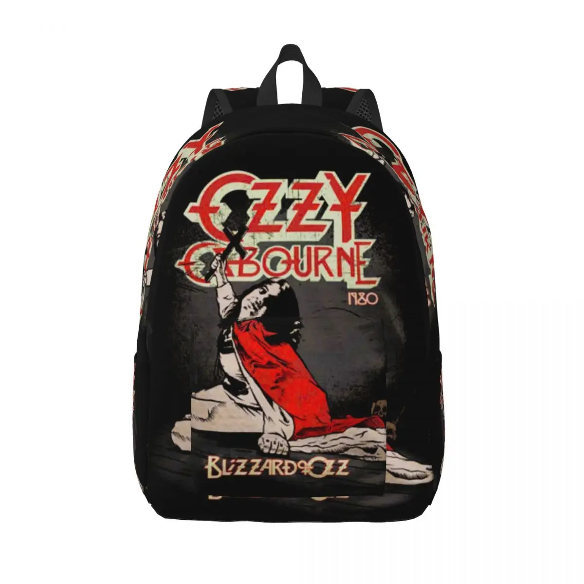 Ozzy oskov Heavy Metal Band Rock mochila de lona para viaje, mochila escolar para ordenador portátil, Prince Of Darkness, bolsas de día para estudiantes universitarios