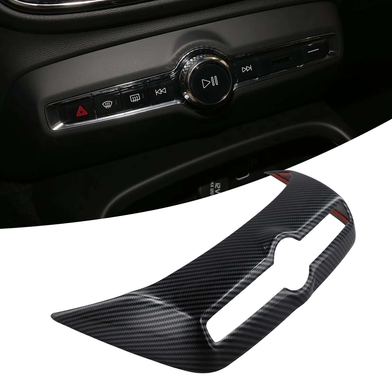 for custom Fit Frame Air Conditioning Panel Trim Stylish Interior Enhancement Easy Installation Process For Volvo XC40