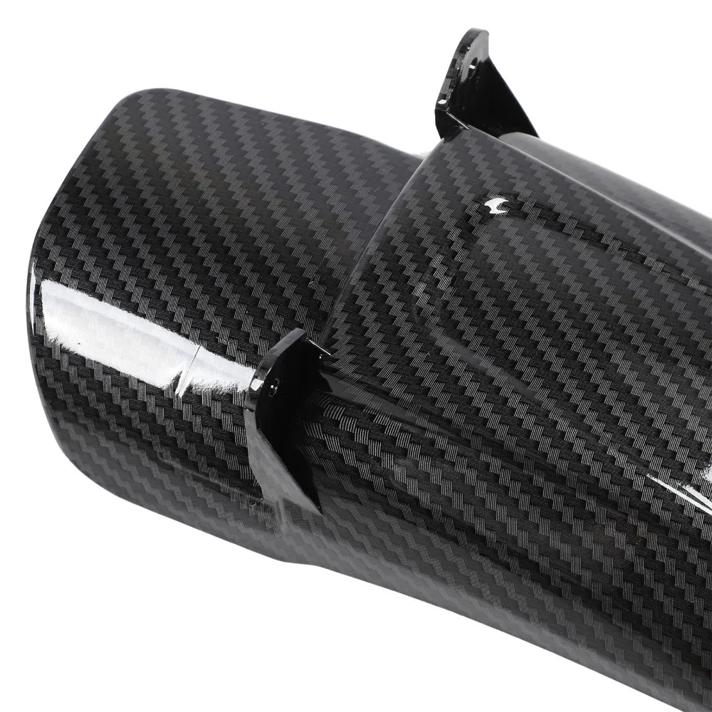 Carbon Fiber Style Motorcycle Rear Mudguard Quick Installation Splash Proof Wheel Splash Guard ABS Material Rear For Motorcycle