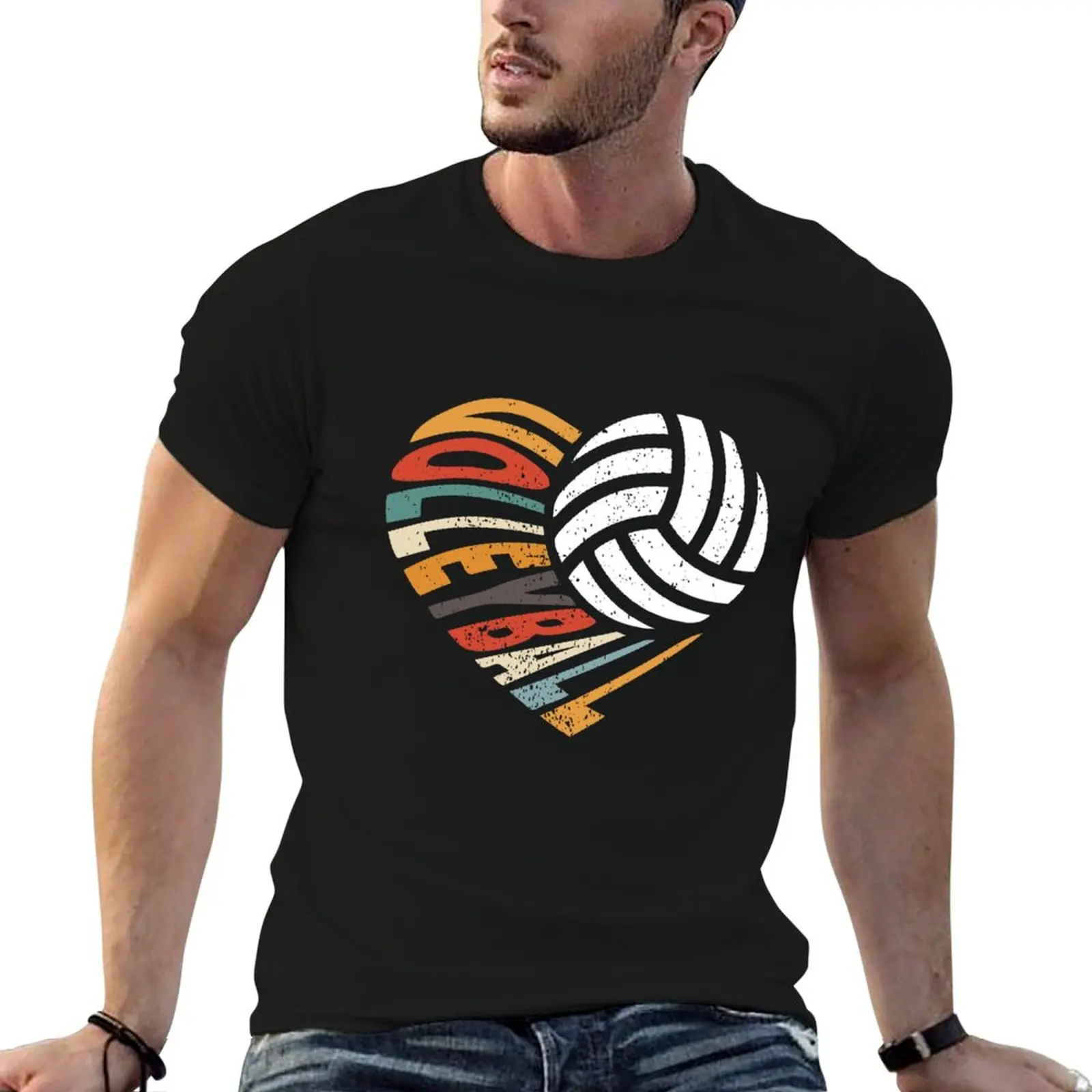 My Heart on that Court Funny Mom Volleyball T-Shirt t shirt man plain funny t shirts man t shirt personalised T-shirt