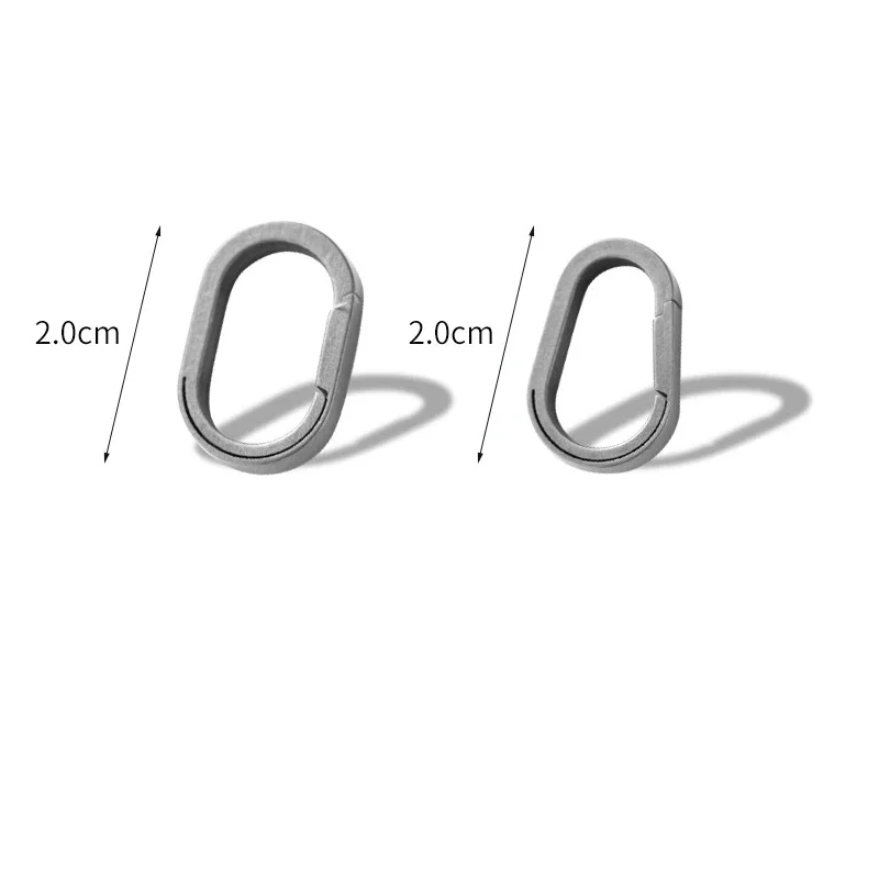 Titanium Alloy Water Droplet Keychain Outdoor Multifunctional Hanging Tool