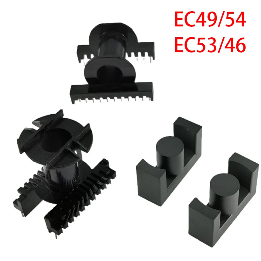 EC49/54 EC53/46 9+9 11+11 Pins 18/22P Mn-Zn PC40 Vertical Horizontal Transformer Soft Ferrite Magnetic Core Coil Former Bobbin