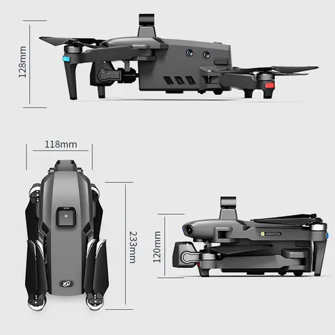 019 Drone MAX 4K Professionell 5G GPS HD 3-axlig Gimbal Fotografering Borstlös Hopfällbar Quadcopter RC Avstånd 3KM Drönare 10 best sales drönare 3 km - №4