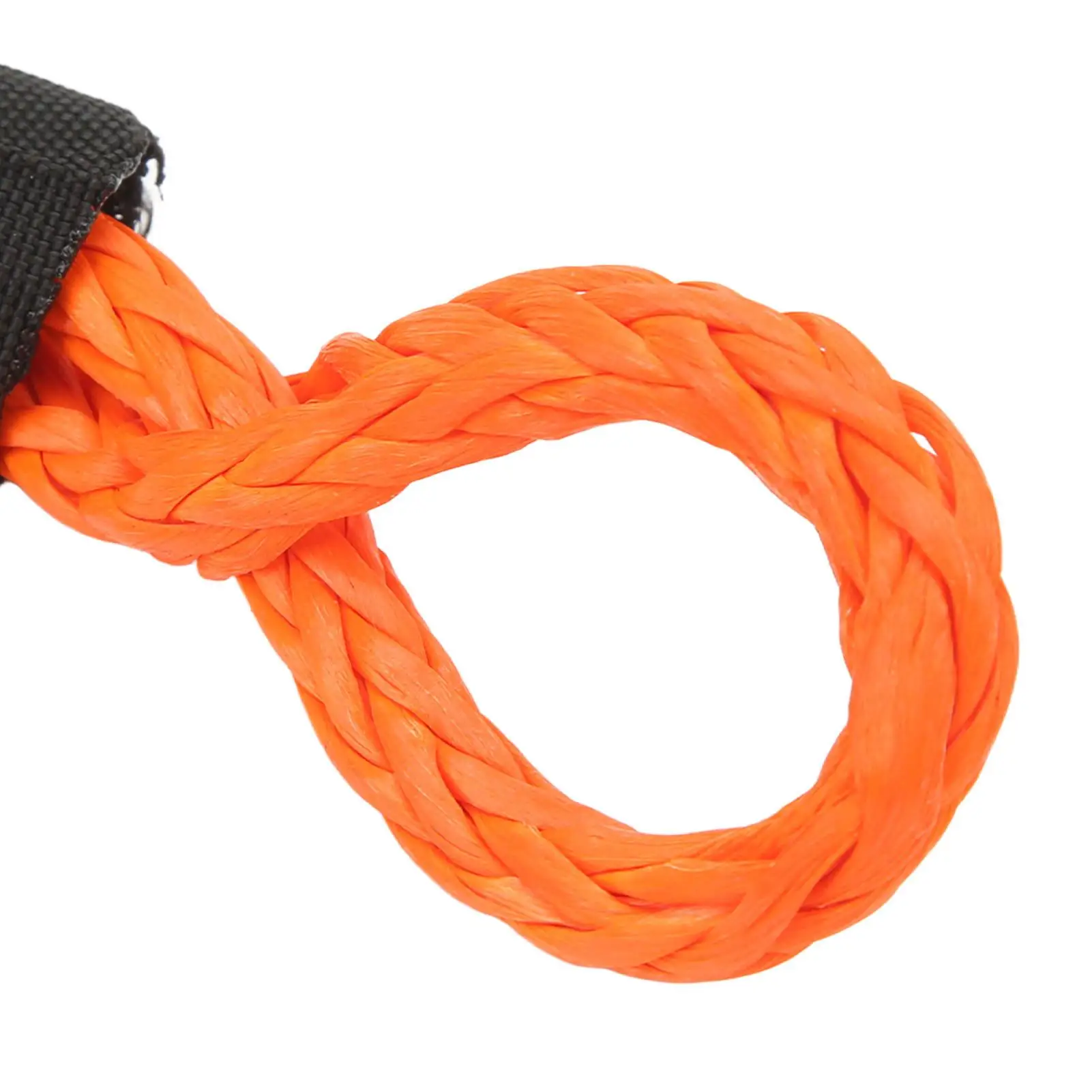 Synthetic Soft Shackles Strong Tear Resistant Synthetic Soft Shackle Rope Orange for off Road Vehicle Self