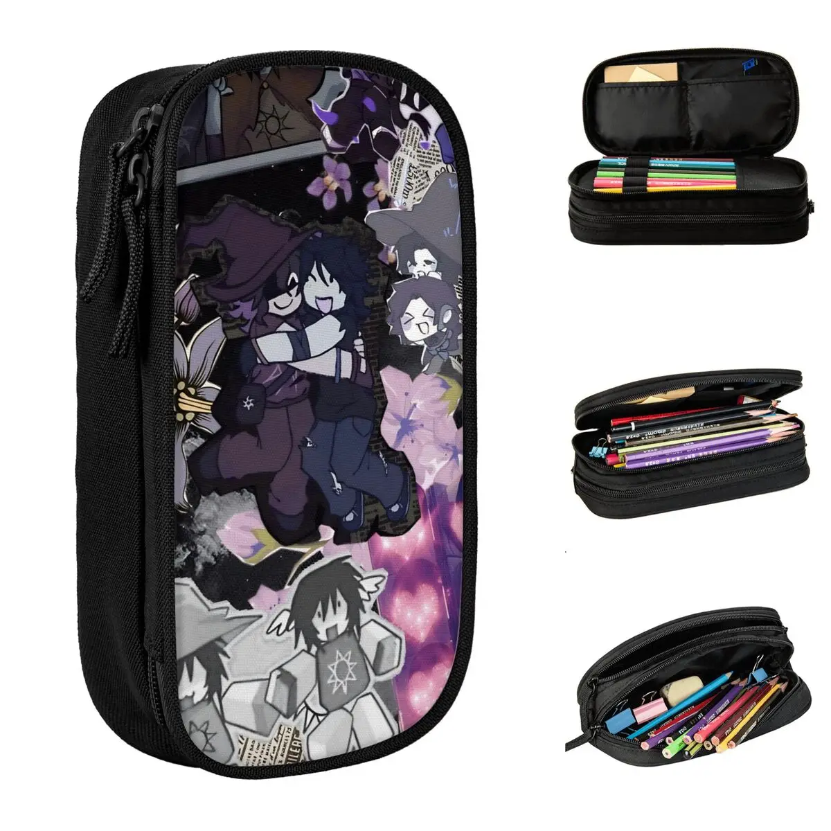estojo-de-lapis-anime-azuretime-azure-two-time-forsakens-caixa-de-canetas-para-estudantes-bolsas-de-lapis-de-grande-capacidade-material-escolar