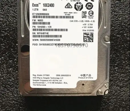 

For ST1200MM0009 1.2T 10K 2.5 12GB SAS server hard drive