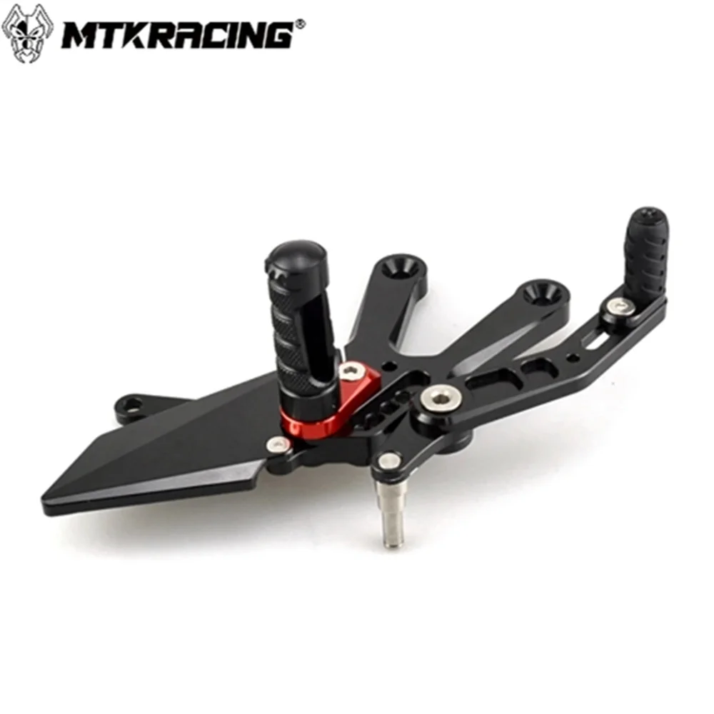 Mtkracing para yamaha YZF-R3 2015-2024 conjuntos traseiros aumentar pedal ajustável rears footpegs alavanca de mudança kit de freio