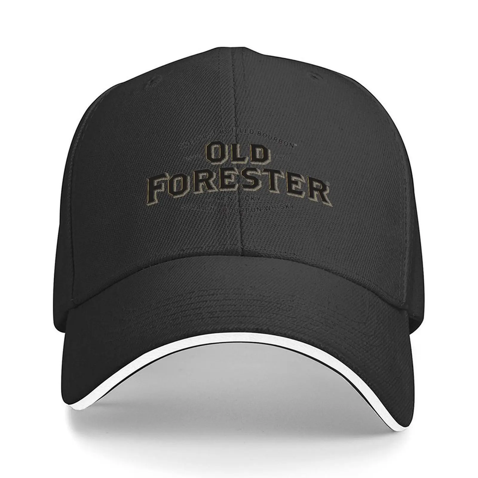 

Old Forester Bourbon Baseball Cap Sports Cap black Winter hat Luxury Hat Designer Man Women's