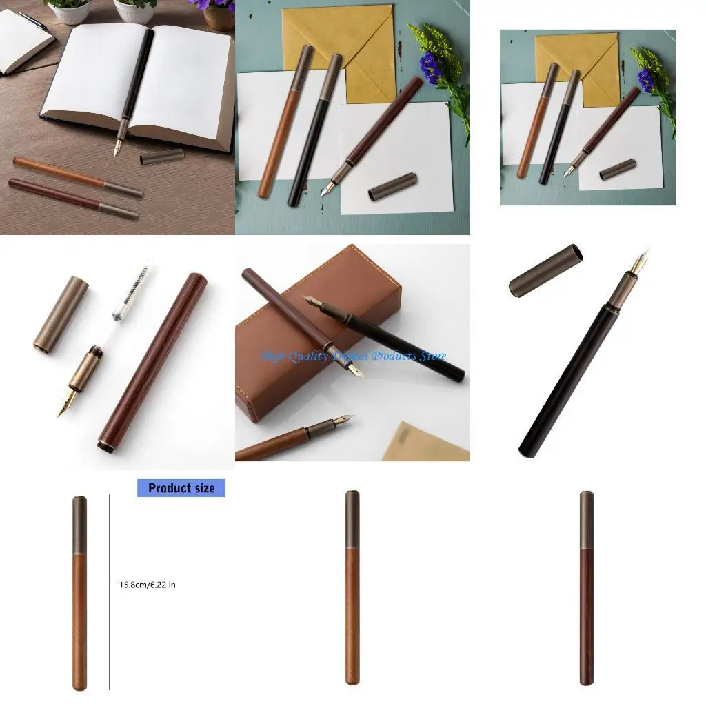 

U2JE Fountain Pen Smooth Writing Pen Gift for Business Office Journaling