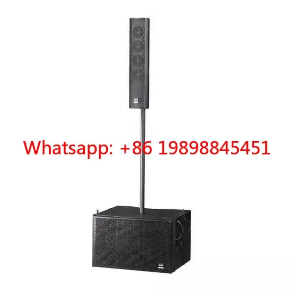 Dual 12 Inch Compact Active PA System High Quality Professional Audio Speakers