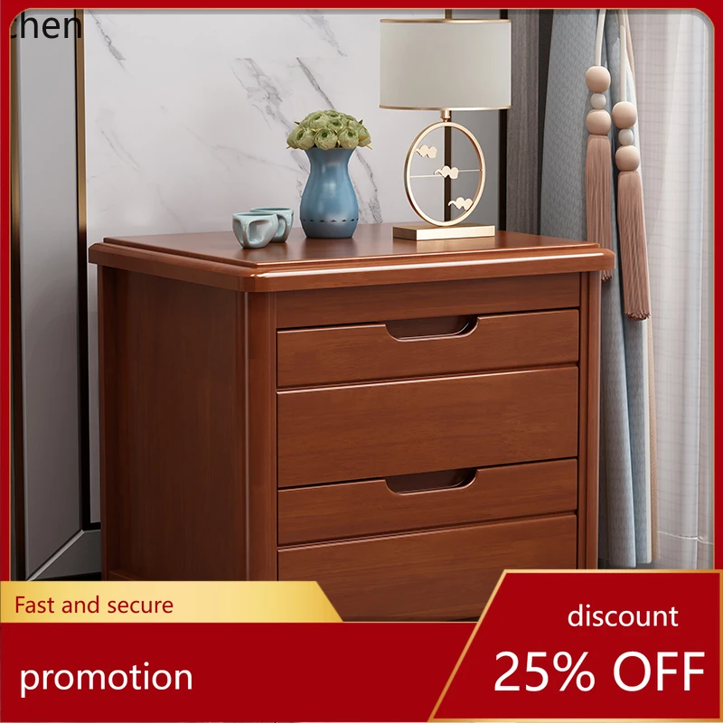 

ZMLSolid Wood Bedside Table Simple Bedroom Storage Cabinet