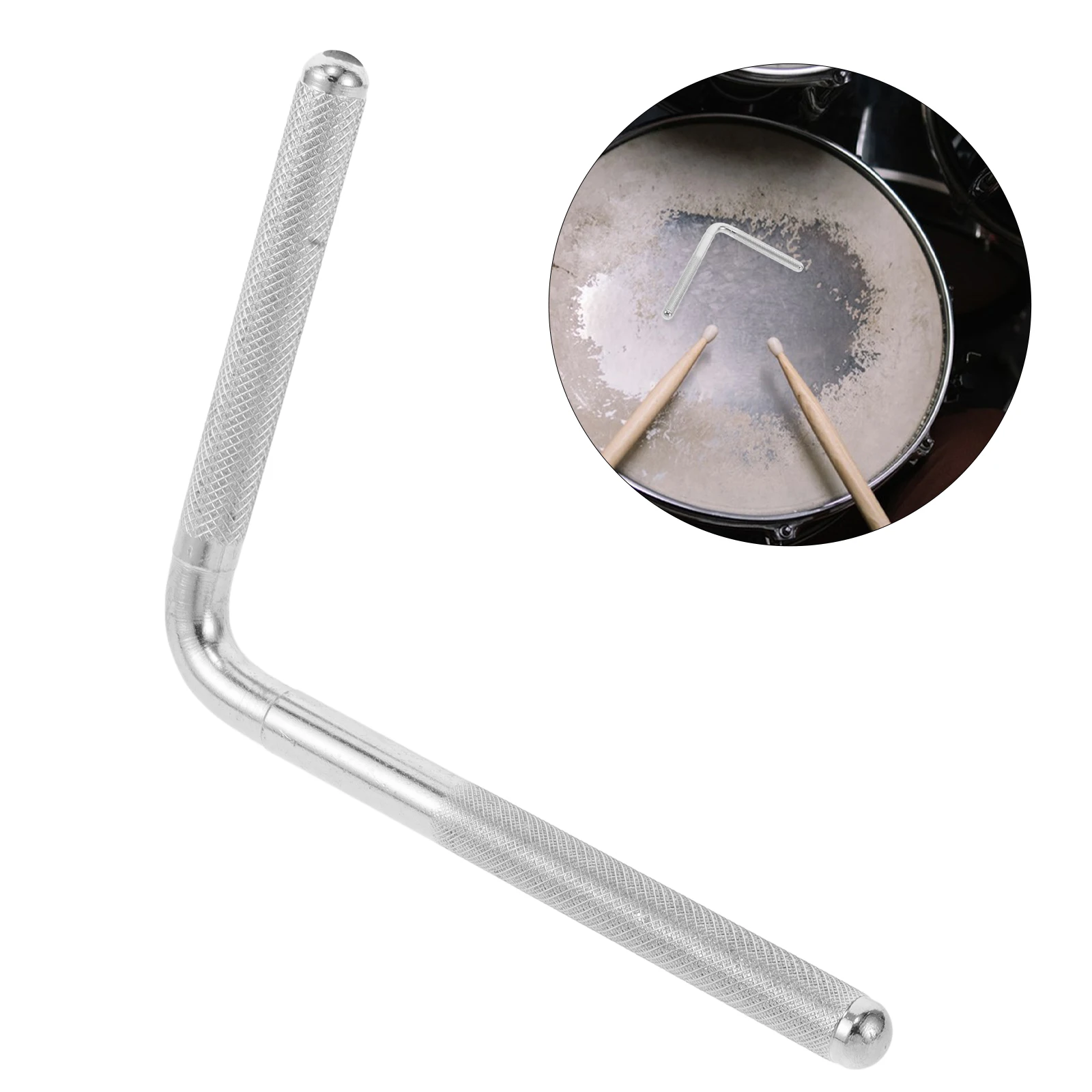 

Cowbell Stand Arm for Bracket Accessory Bells Holder Extension Rod Metal Connecting Rods