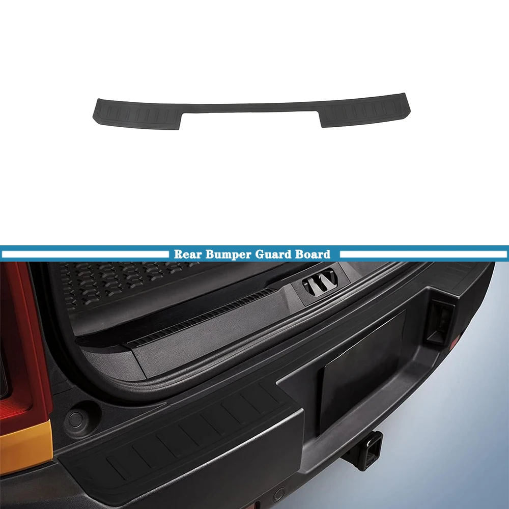 Car Rear Trunk Bumper Guard Board Protection Cover for Ford Bronco 2021 2022 2023 Interior Accessories Non-Slip Wear-Resistant