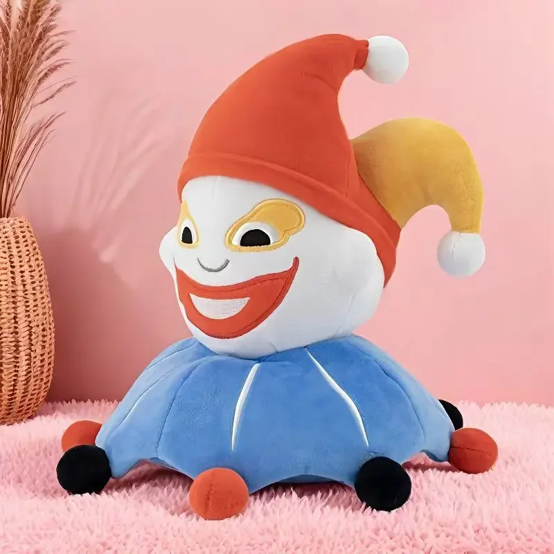 25CM Balatro Jimbo Plush Toy Joker Clown Stuffed Plushies Doll Figure Pillow Poker Game Cosplay Merch Custom Toy Adult Kids Gift