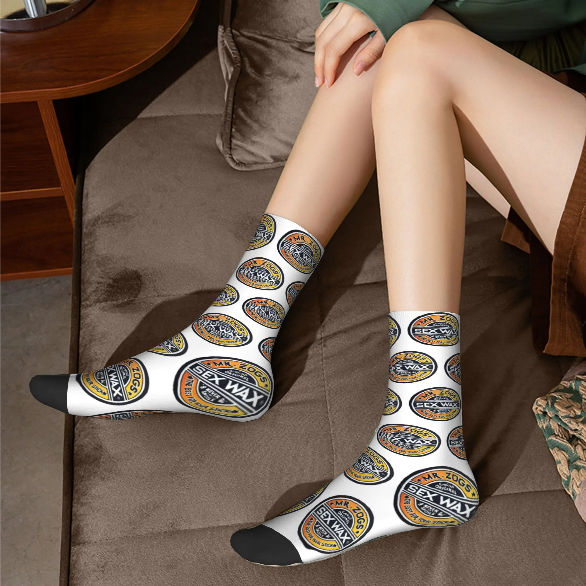 جوارب Mr Zogs الجنسية الشمعية جوارب Harajuku فائقة النعومة لجميع المواسم جوارب طويلة إكسسوارات لهدايا الرجل والمرأة
