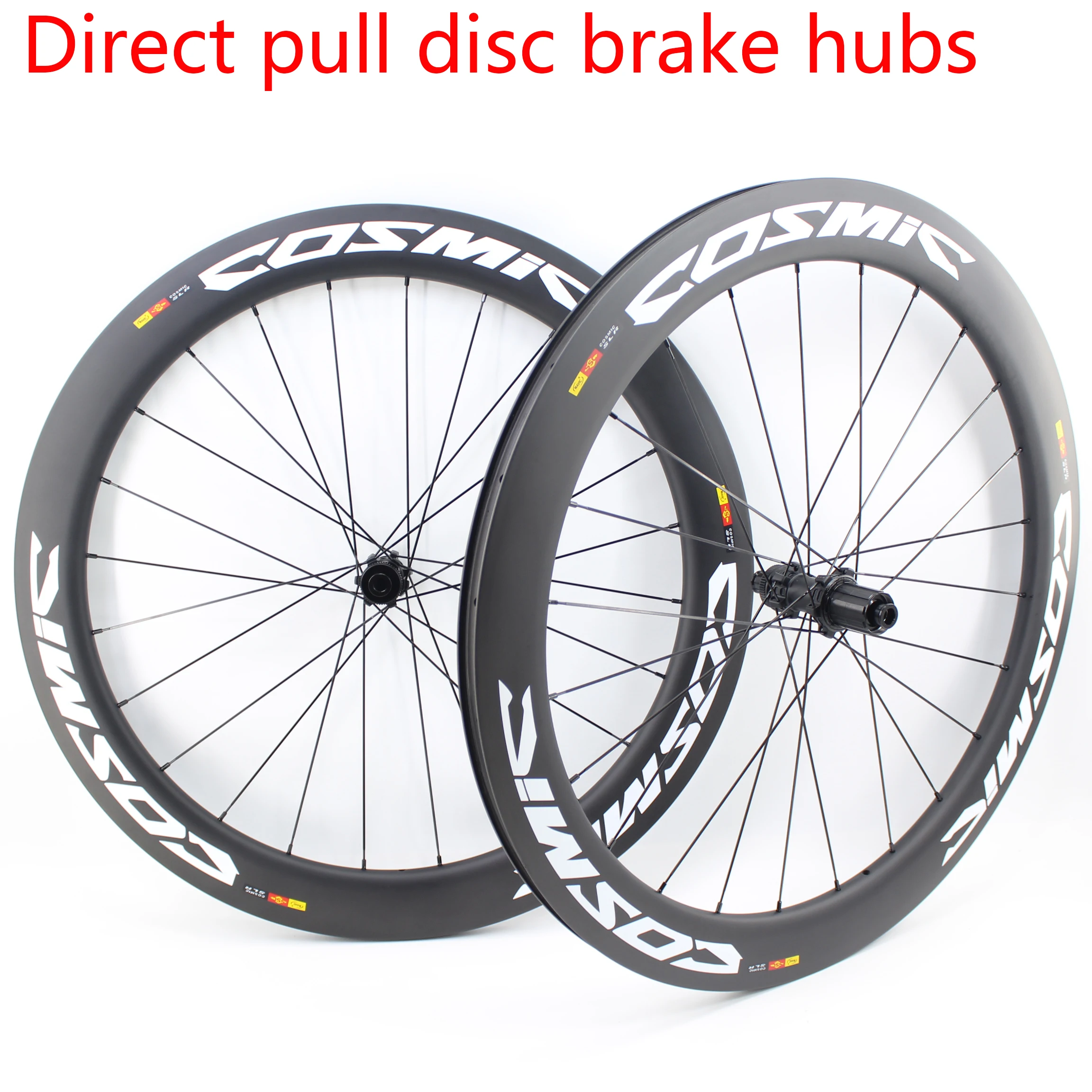 Nowy rower szosowy 700C Matt UD w całości z włókna węglowego Thru Axle Direct pull disc brake wheelset carbon tubular clincher tubeless rims