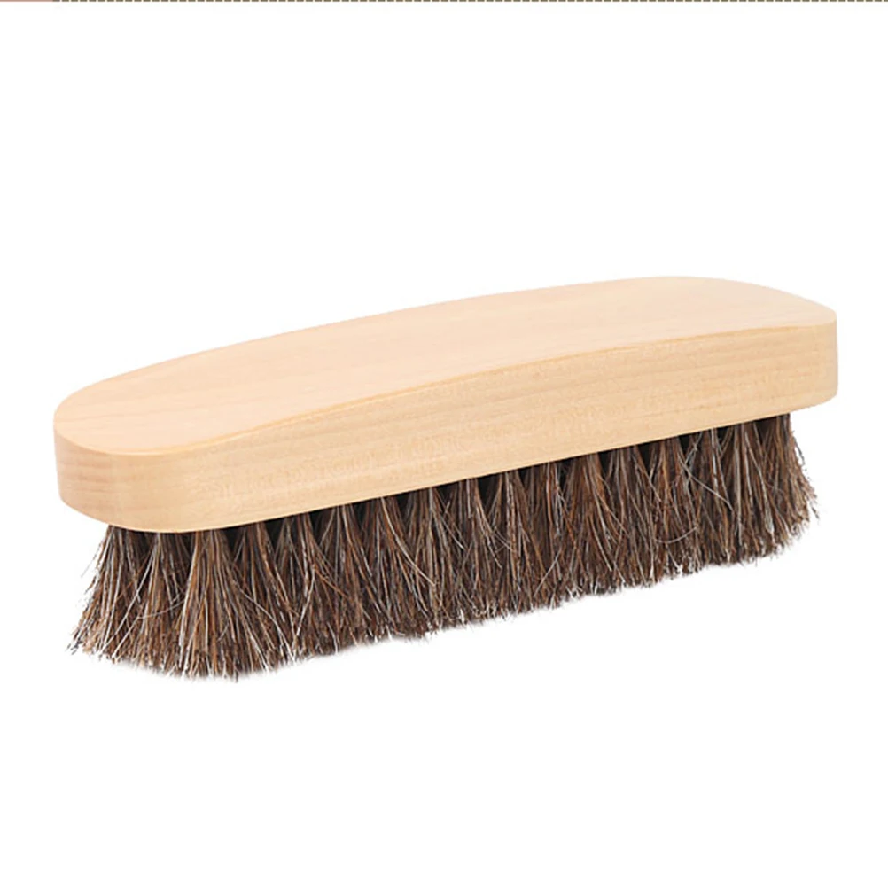 

Horsehair Shoe Wood High Shine Buffing Tool For Home Shop Use Polish Brush Household Wood Cleaning Brush