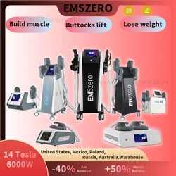 2024 neue ems rf Skulptur Maschine Leistung 6500w für elektro magnetische Körperfett formung Schlankheit stech no logie Becken Pad emszero Salon