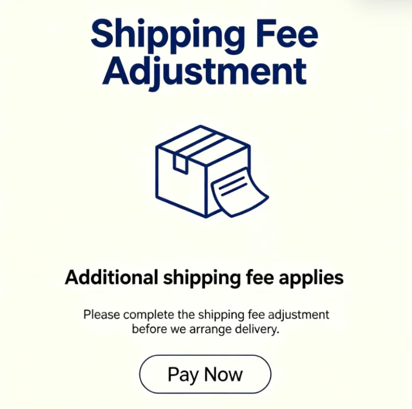 Pay for Extra Shipping Fee / Balance Payment for Shipping