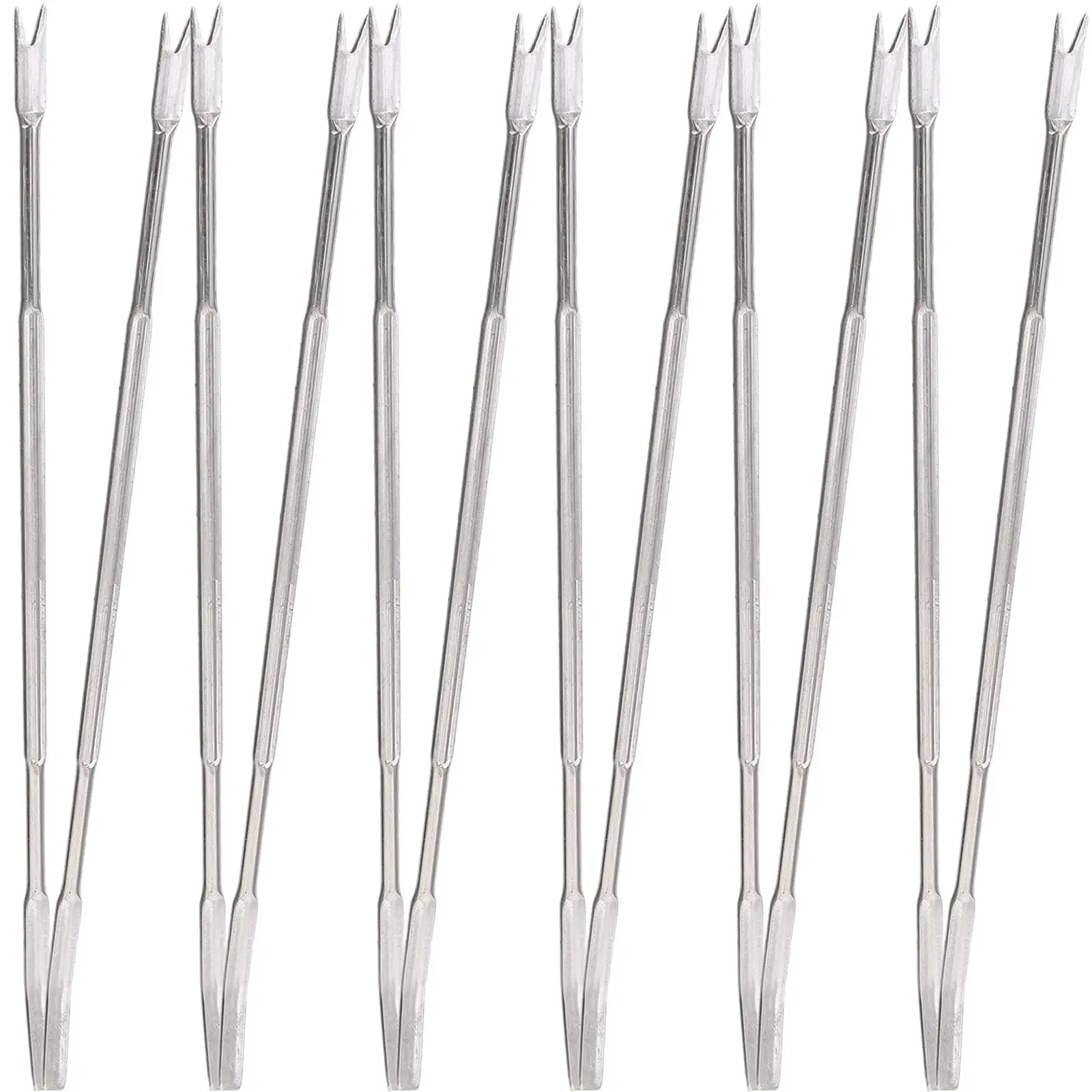 

Stainless Steel Seafood Tools Rust Proof Easy Clean Crab Forks Lobster Nut Picks Walnut Fork Metal Serving Accessories Kitchen