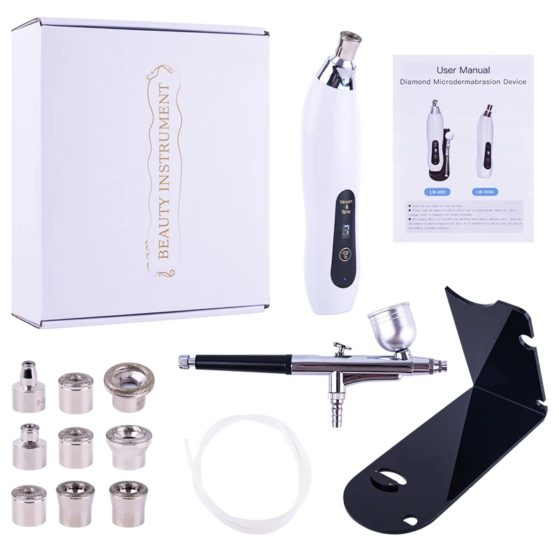 

Facial Deep Cleaning USB Upgrade Version Diamond Microcrystal Skin Resurfacing Machine Blackhead Removal Professional Equipment