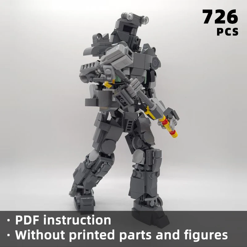 

radiation series power armor bricks radiation game robot blocks moc gift nuclear war collectible armor prop bricks game robot