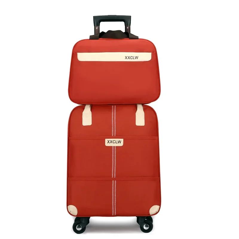 Rolley Suitcase, Combination Suitcase, Travel Bag Carry-on Suitcase, Unisex,Small Waterproof Baggage, Multi-functional Handbag